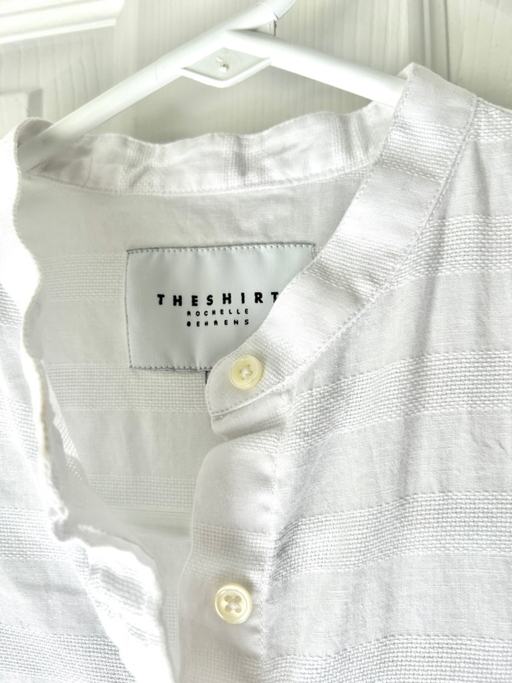 The Shirt by Rochelle Behrens Short Puff Shoulder Top - Picture 4 of 6
